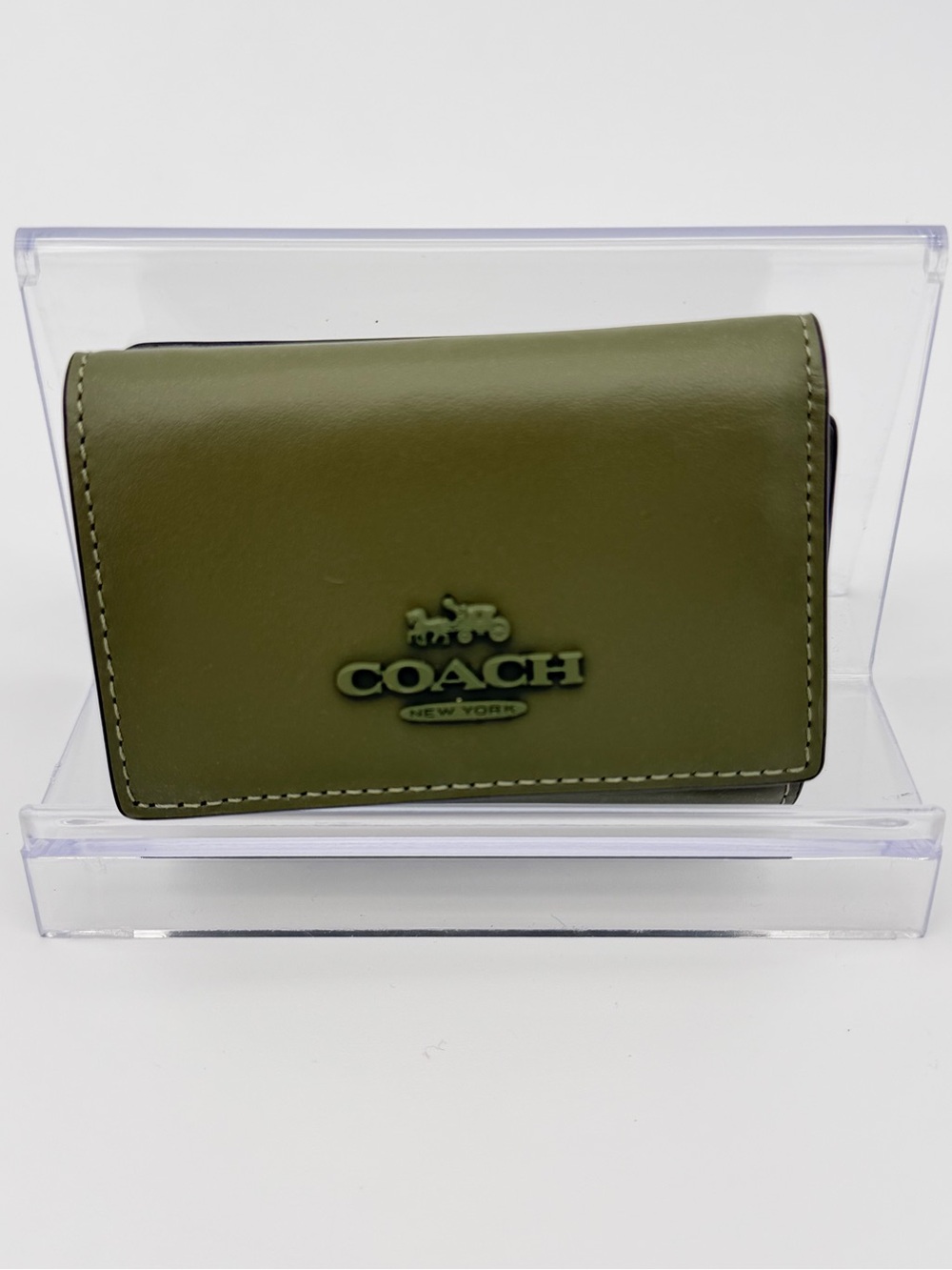 Coach Trifold Wallet Military Green CP260